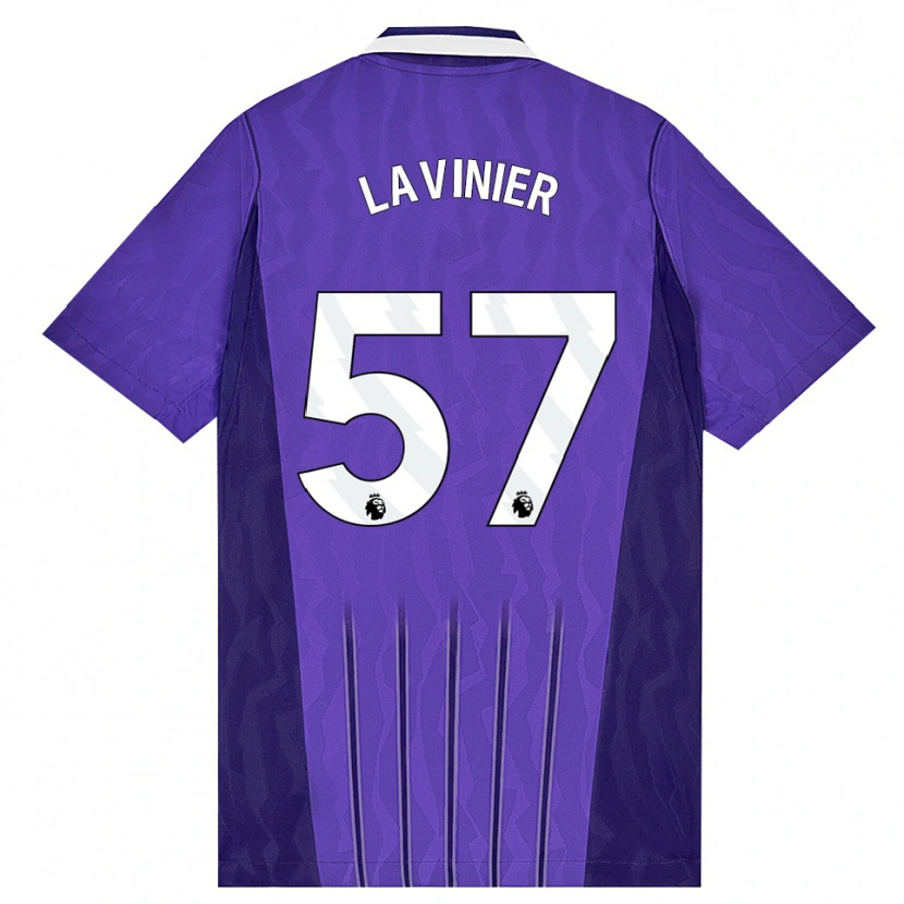 Danxen Heren Marcel Lavinier #57 Paars Wit Thuisshirt Derde Tenue 2026/27 T-Shirt