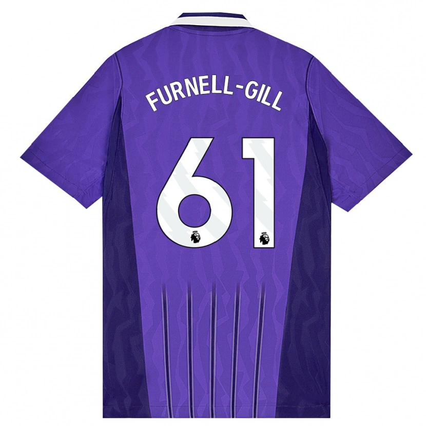 Danxen Heren Luca Furnell-Gill #61 Paars Wit Thuisshirt Derde Tenue 2026/27 T-Shirt