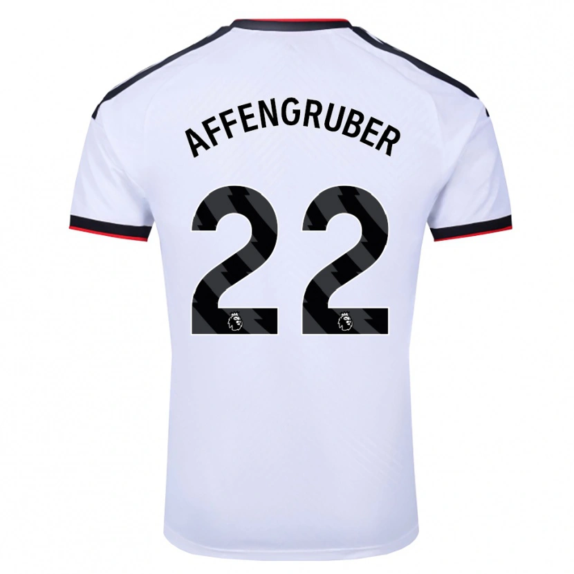 Danxen Heren David Affengruber #22 Wit Zwart Rood Thuisshirt Thuistenue 2026/27 T-Shirt
