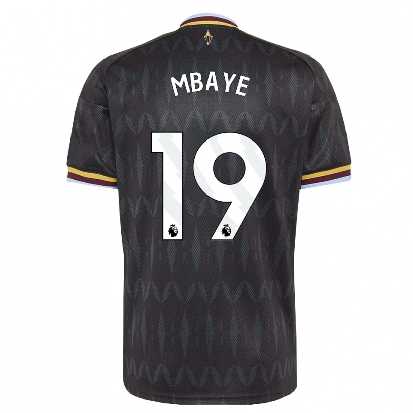 Danxen Heren Ibrahim Mbaye #19 Korenbloemblauw Zwart Geel Uitshirt Uittenue 2026/27 T-Shirt