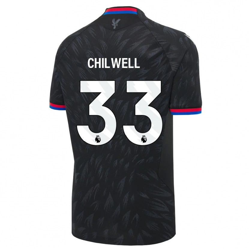 Danxen Heren Ben Chilwell #33 Zwart Blauw Rood Uitshirt Uittenue 2026/27 T-Shirt