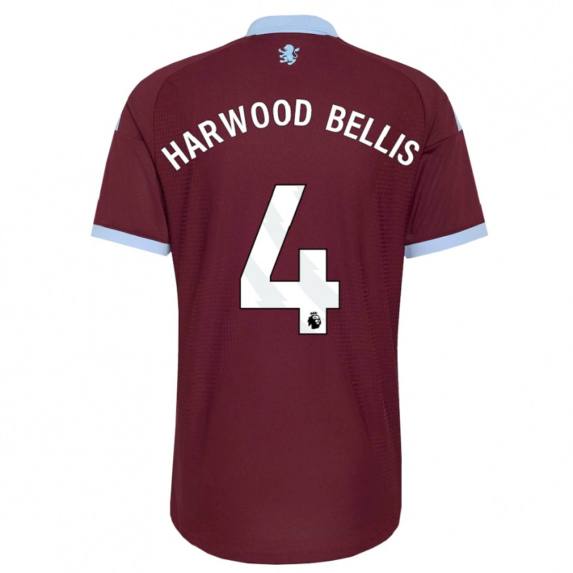 Danxen Heren Taylor Harwood-Bellis #4 Korenbloemblauw Bordeaux Thuisshirt Thuistenue 2026/27 T-Shirt