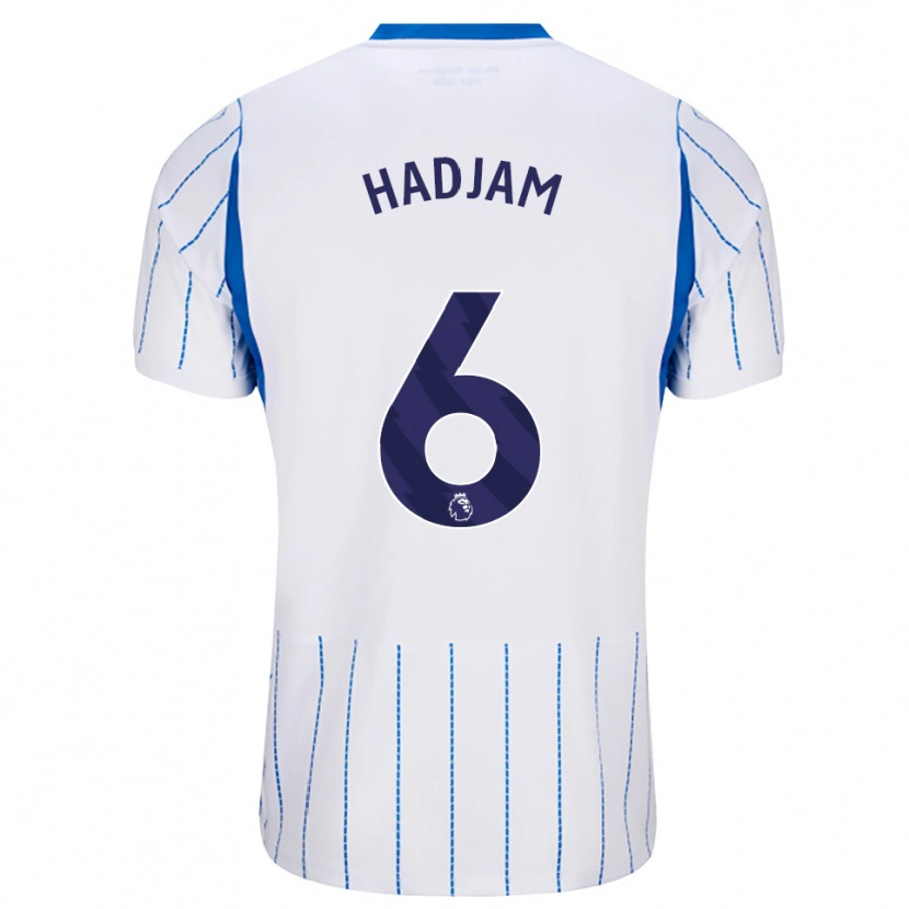 Danxen Heren Jaouen Hadjam #6 Hemelsblauw Wit Uitshirt Uittenue 2026/27 T-Shirt