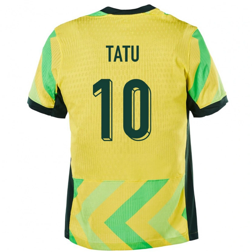 Danxen Kinderen Australië Amlani Tatu #10 Goud Thuisshirt Thuistenue 24-26 T-Shirt