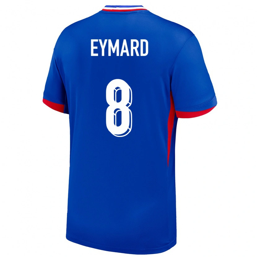 Danxen Kinderen Frankrijk Paul Eymard #8 Blauw Thuisshirt Thuistenue 24-26 T-Shirt