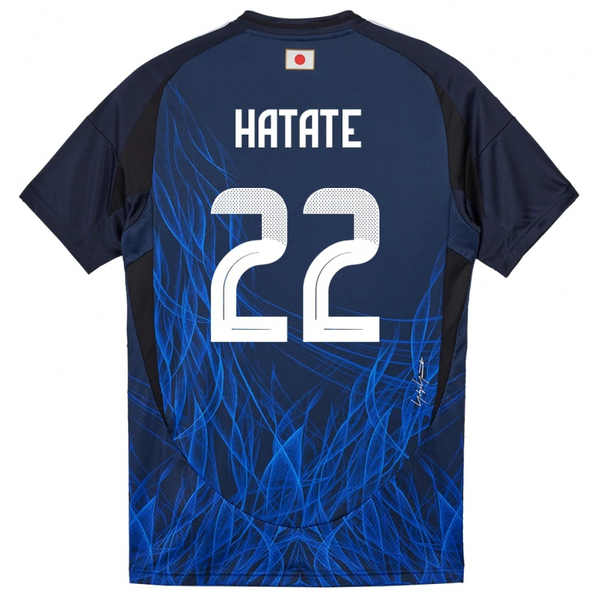 Danxen Kinderen Japan Reo Hatate #22 Donkerblauw Thuisshirt Thuistenue 24-26 T-Shirt
