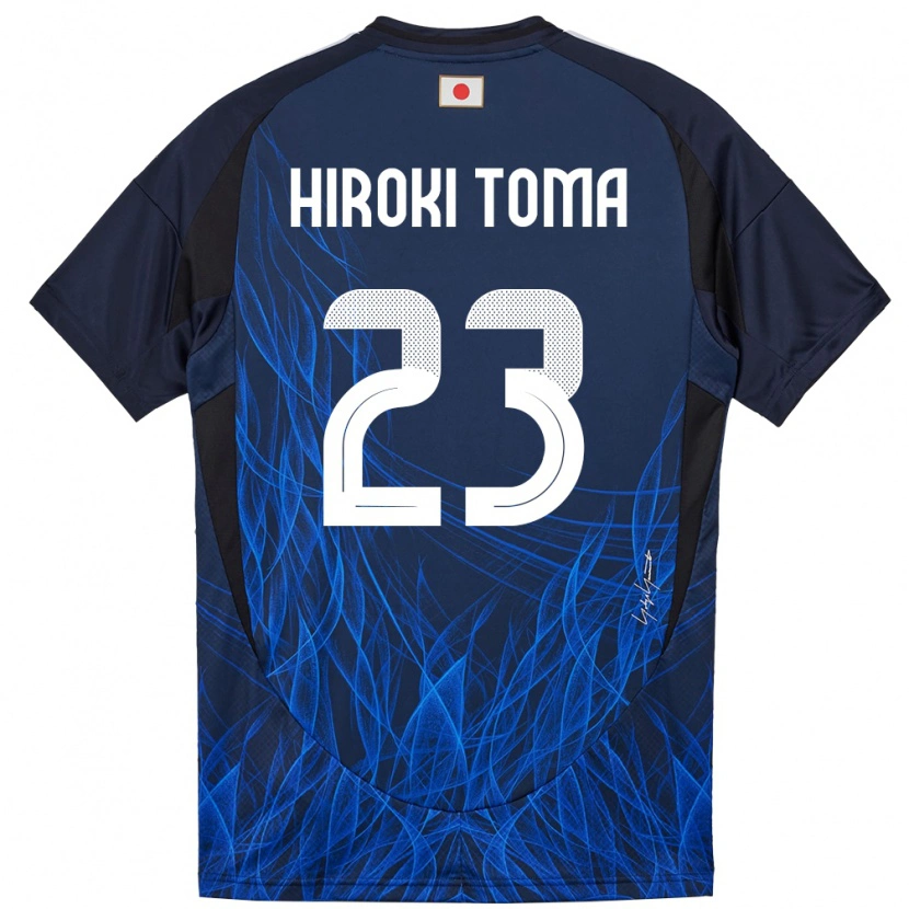 Danxen Kinderen Japan Otavio Hiroki Toma #23 Donkerblauw Thuisshirt Thuistenue 24-26 T-Shirt