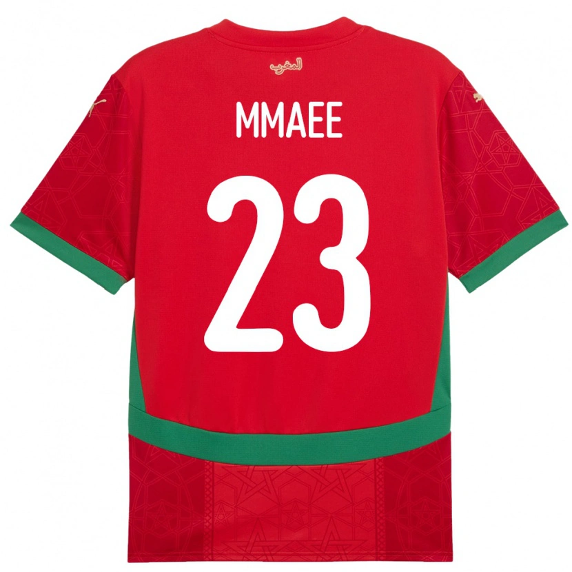 Danxen Kinderen Marokko Ryan Mmaee #23 Rood Thuisshirt Thuistenue 24-26 T-Shirt