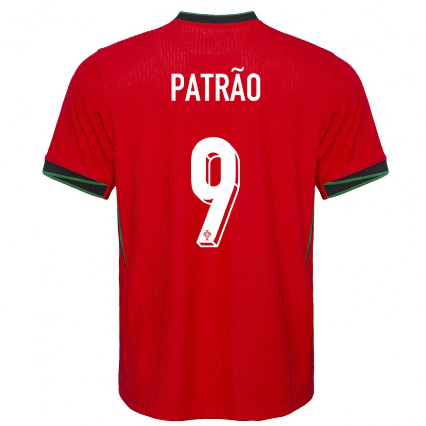 Danxen Kinderen Portugal Afonso Patrão #9 Rood Thuisshirt Thuistenue 24-26 T-Shirt