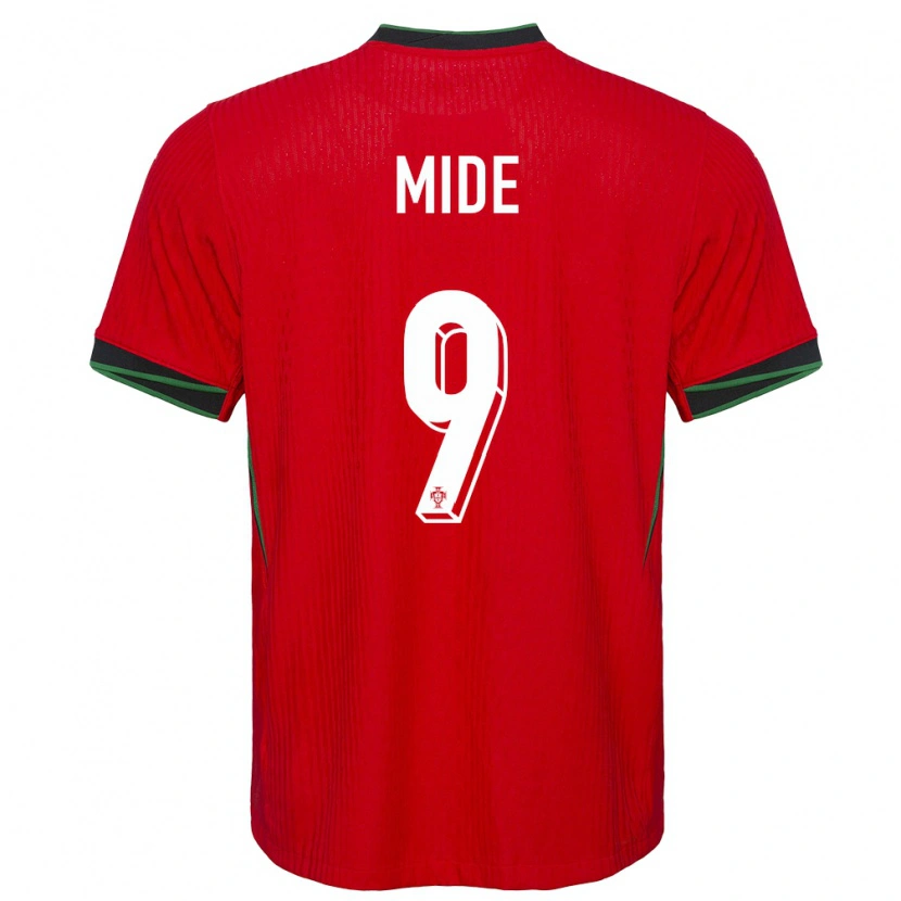 Danxen Kinderen Portugal Mateus Mide #9 Rood Thuisshirt Thuistenue 24-26 T-Shirt