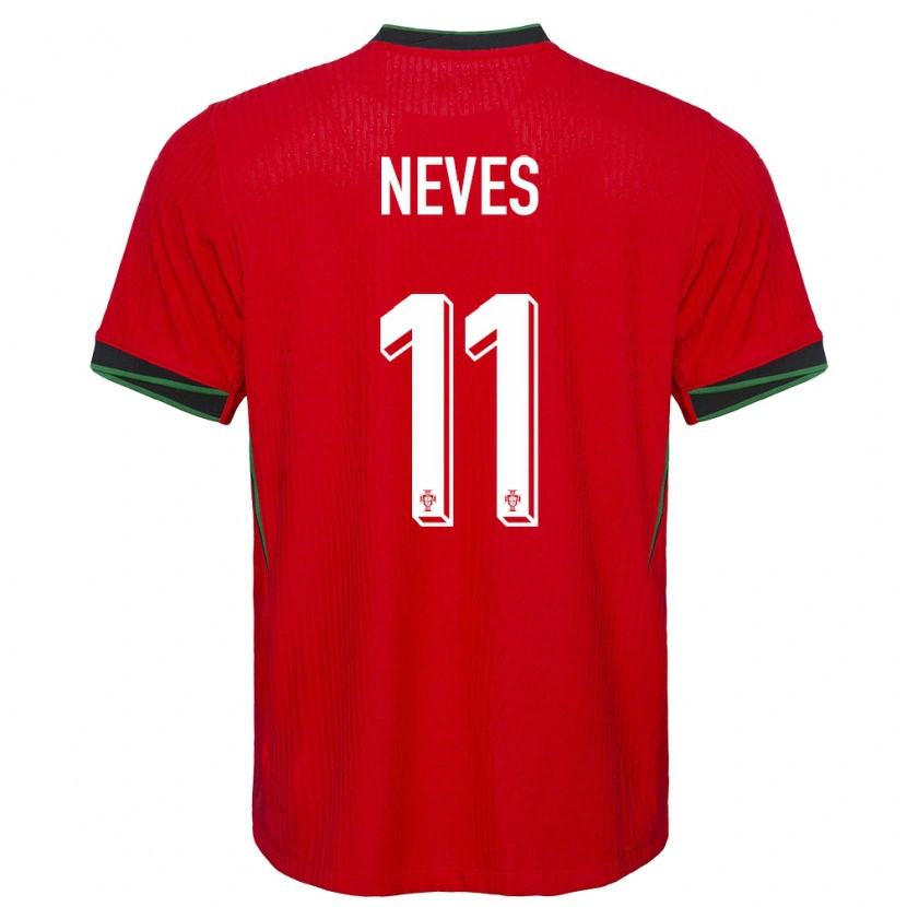 Danxen Kinderen Portugal Bernardo Neves #11 Rood Thuisshirt Thuistenue 24-26 T-Shirt