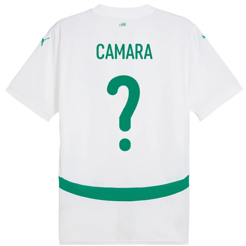 Danxen Kinderen Senegal Famara Camara #0 Wit Thuisshirt Thuistenue 24-26 T-Shirt