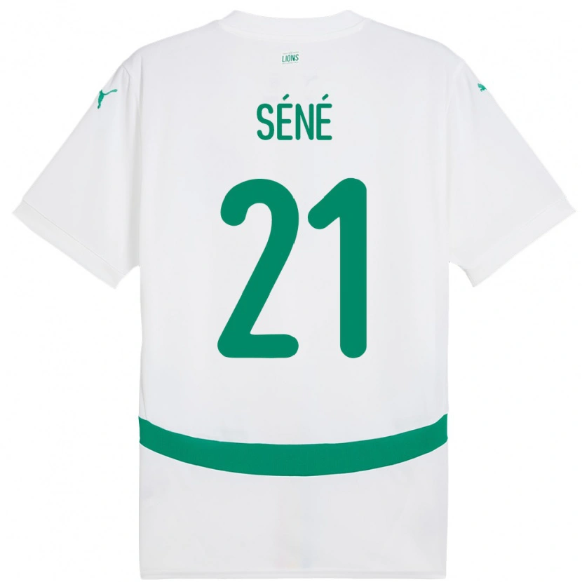 Danxen Kinderen Senegal Tening Sene #21 Wit Thuisshirt Thuistenue 24-26 T-Shirt