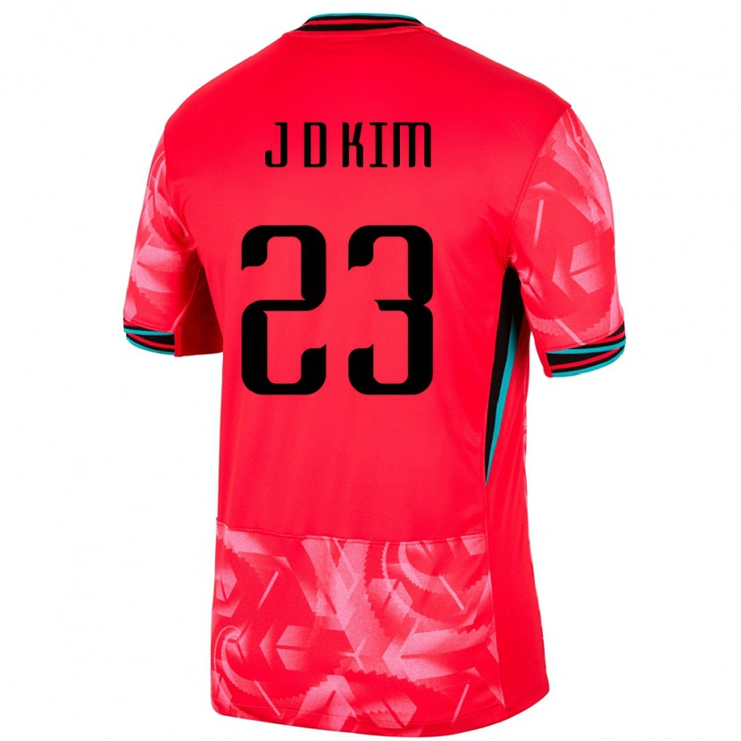 Danxen Kinderen Zuid-Korea Dong-Jin Kim #23 Rood Thuisshirt Thuistenue 24-26 T-Shirt