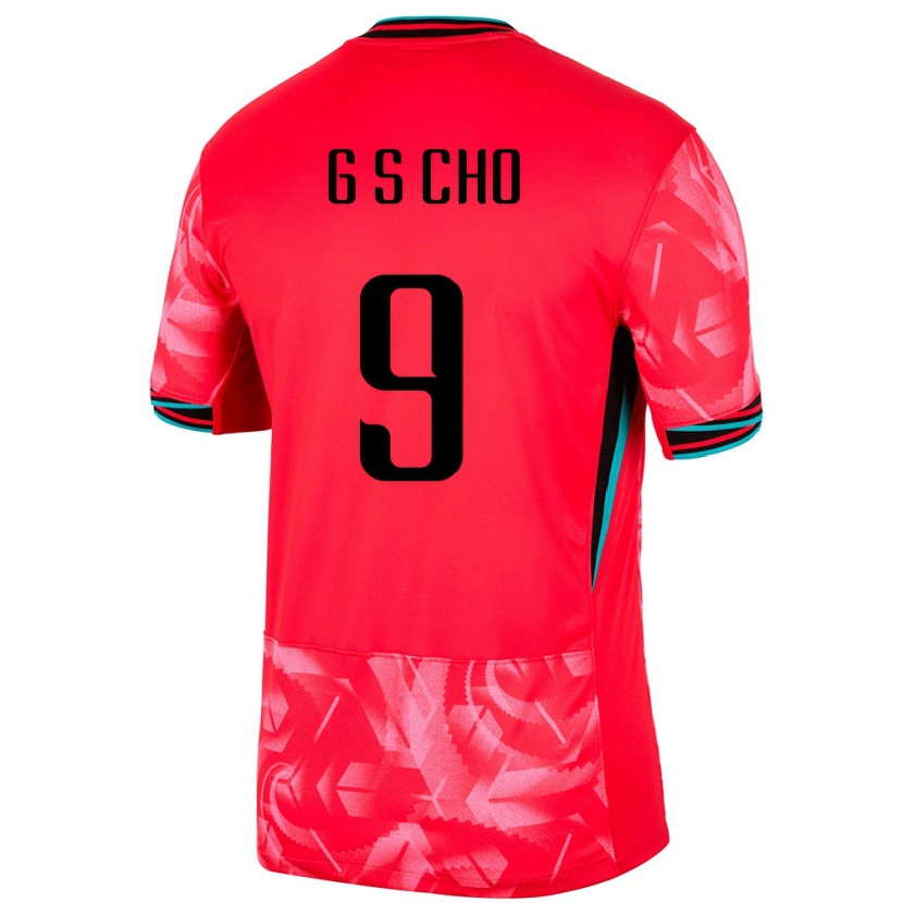 Danxen Kinderen Zuid-Korea Gue-Sung Cho #9 Rood Thuisshirt Thuistenue 24-26 T-Shirt