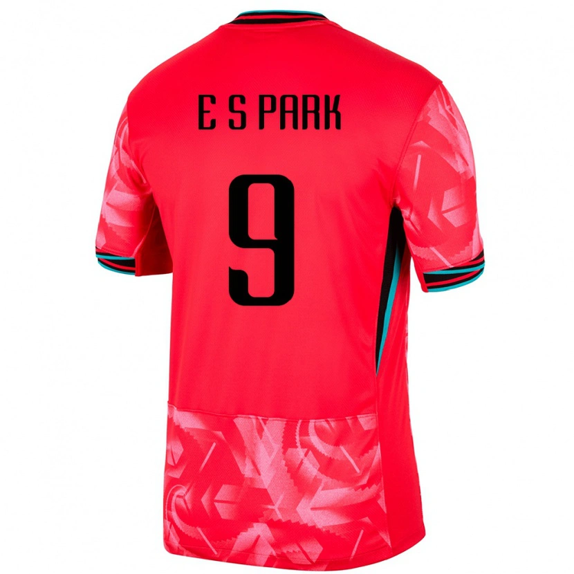 Danxen Kinderen Zuid-Korea Park Eun Sun #9 Rood Thuisshirt Thuistenue 24-26 T-Shirt