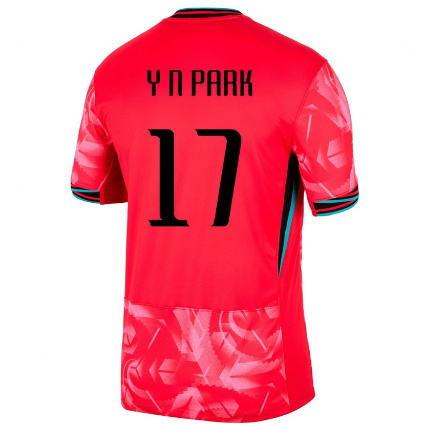 Danxen Kinderen Zuid-Korea Park Ye Na #17 Rood Thuisshirt Thuistenue 24-26 T-Shirt
