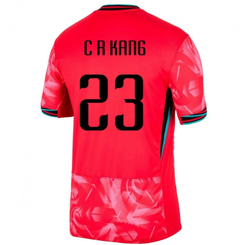 Danxen Kinderen Zuid-Korea Kang Chae Rim #23 Rood Thuisshirt Thuistenue 24-26 T-Shirt
