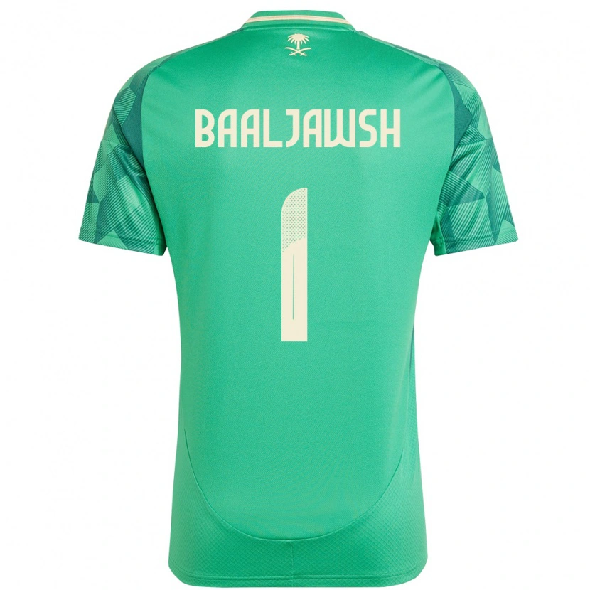 Danxen Kinderen Saoedi-Arabië Turki Baaljawsh #1 Groen Thuisshirt Thuistenue 24-26 T-Shirt