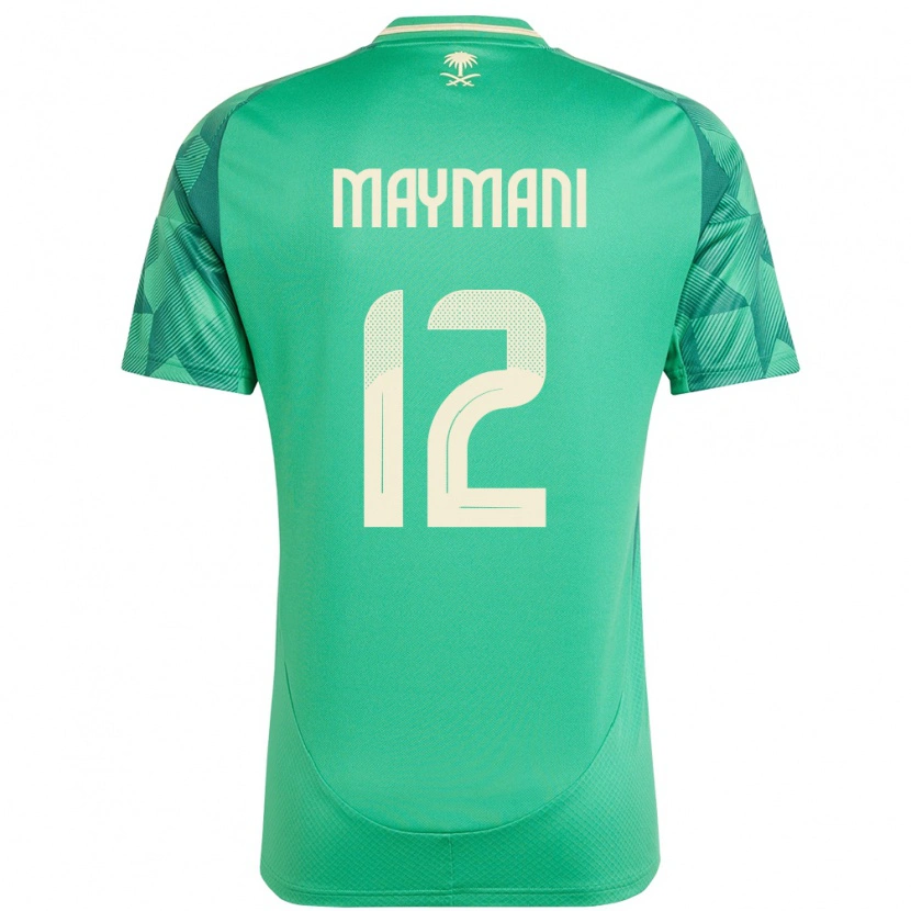 Danxen Kinderen Saoedi-Arabië Ammar Maymani #12 Groen Thuisshirt Thuistenue 24-26 T-Shirt