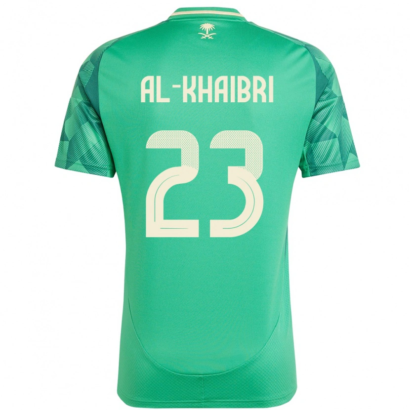Danxen Kinderen Saoedi-Arabië Thamer Al-Khaibri #23 Groen Thuisshirt Thuistenue 24-26 T-Shirt