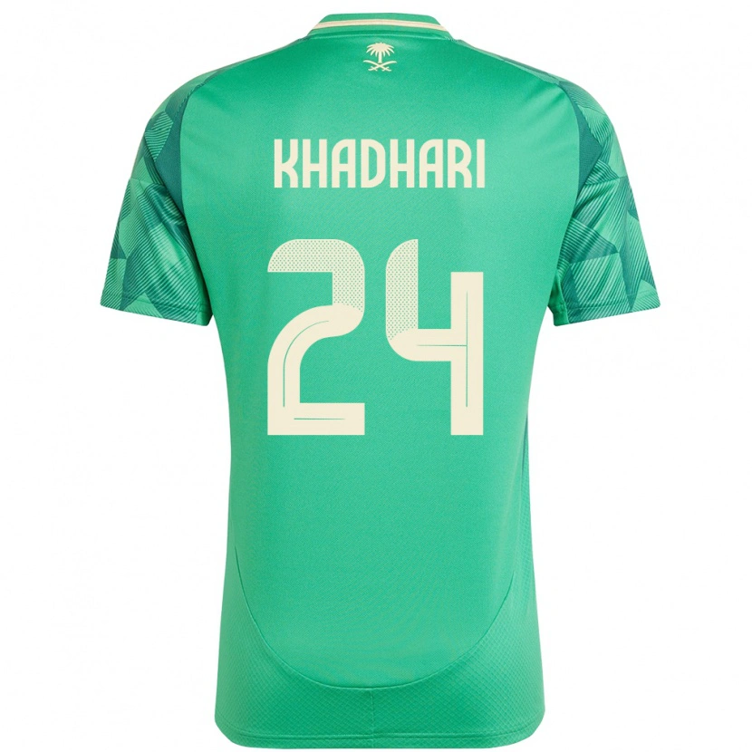 Danxen Kinderen Saoedi-Arabië Murad Khadhari #24 Groen Thuisshirt Thuistenue 24-26 T-Shirt