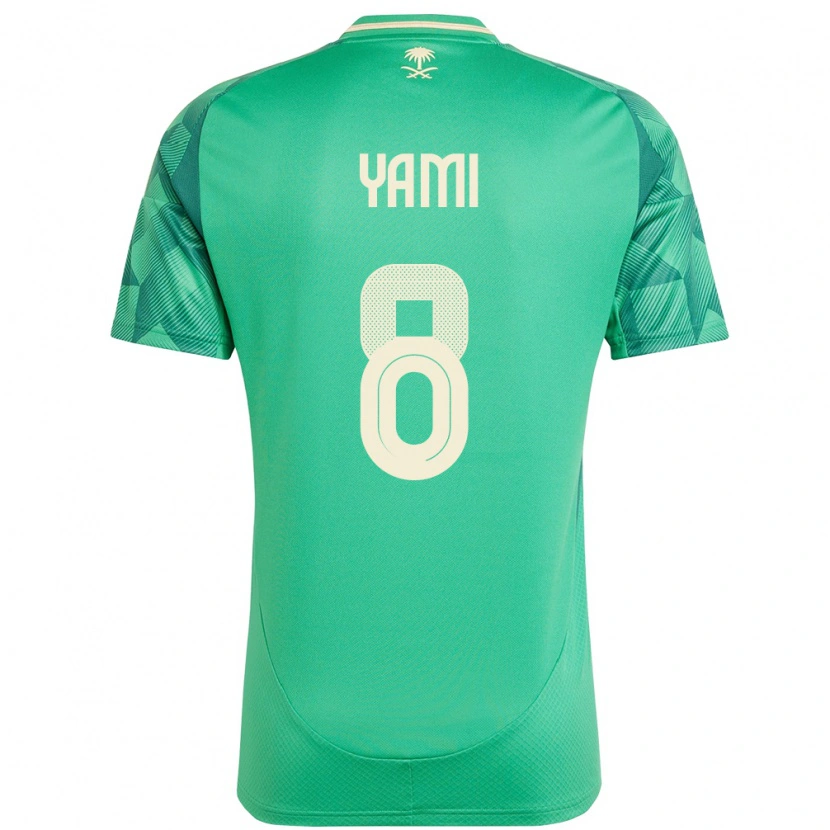 Danxen Kinderen Saoedi-Arabië Riyadh Yami #8 Groen Thuisshirt Thuistenue 24-26 T-Shirt