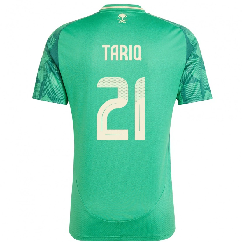 Danxen Kinderen Saoedi-Arabië Juri Tariq #21 Groen Thuisshirt Thuistenue 24-26 T-Shirt