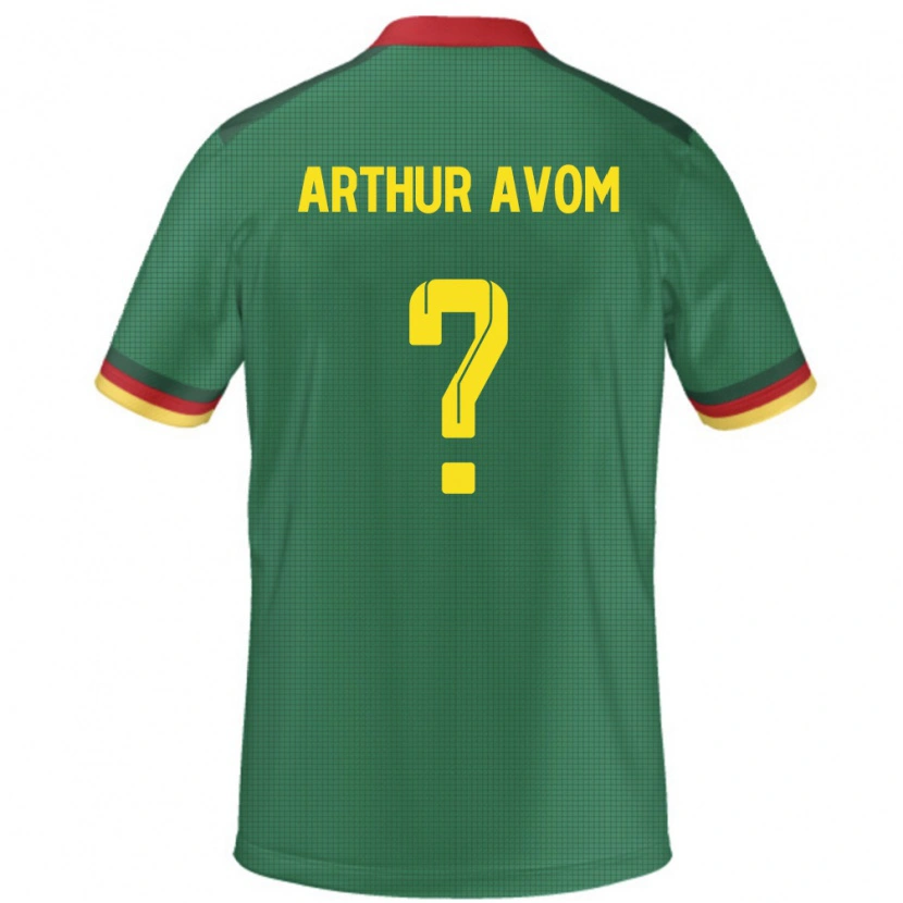 Danxen Kinderen Kameroen Arthur Avom #0 Groen Thuisshirt Thuistenue 24-26 T-Shirt