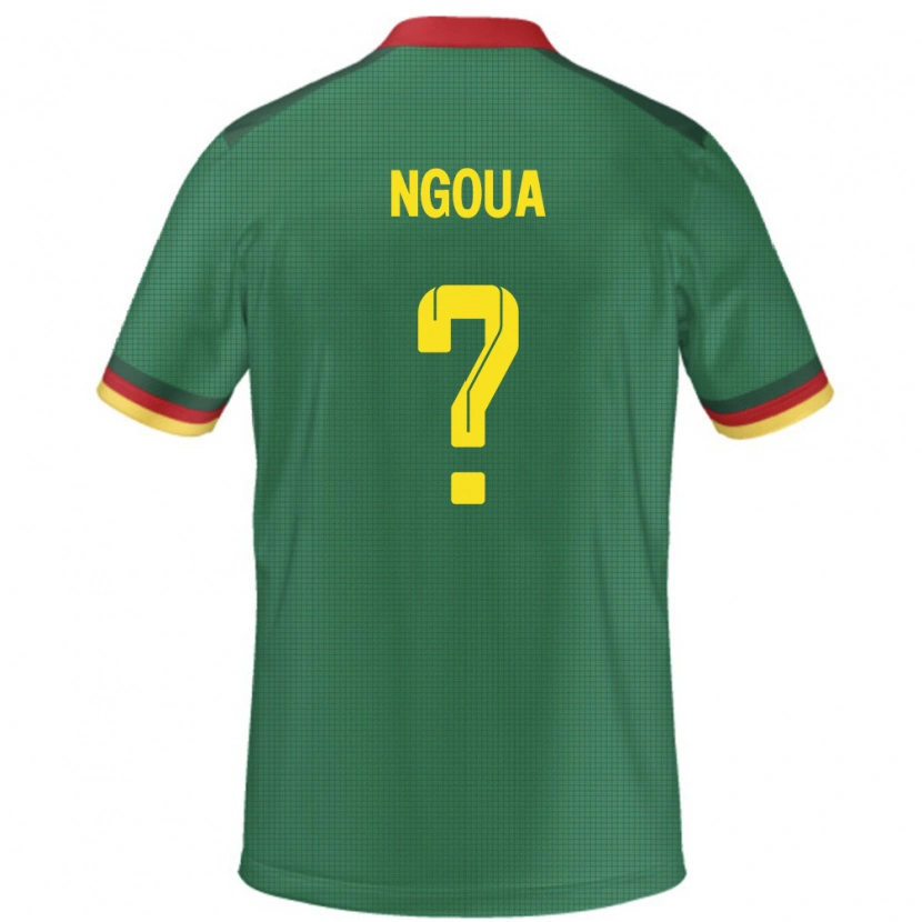 Danxen Kinderen Kameroen Boris Ngoua #0 Groen Thuisshirt Thuistenue 24-26 T-Shirt