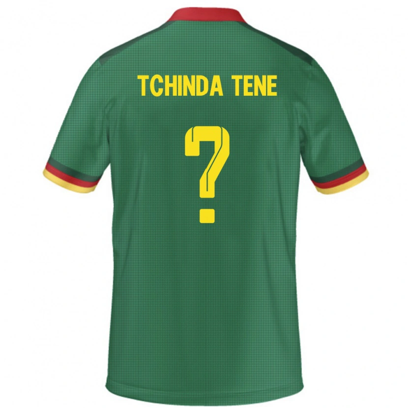Danxen Kinderen Kameroen Joseph Tchinda Tene #0 Groen Thuisshirt Thuistenue 24-26 T-Shirt