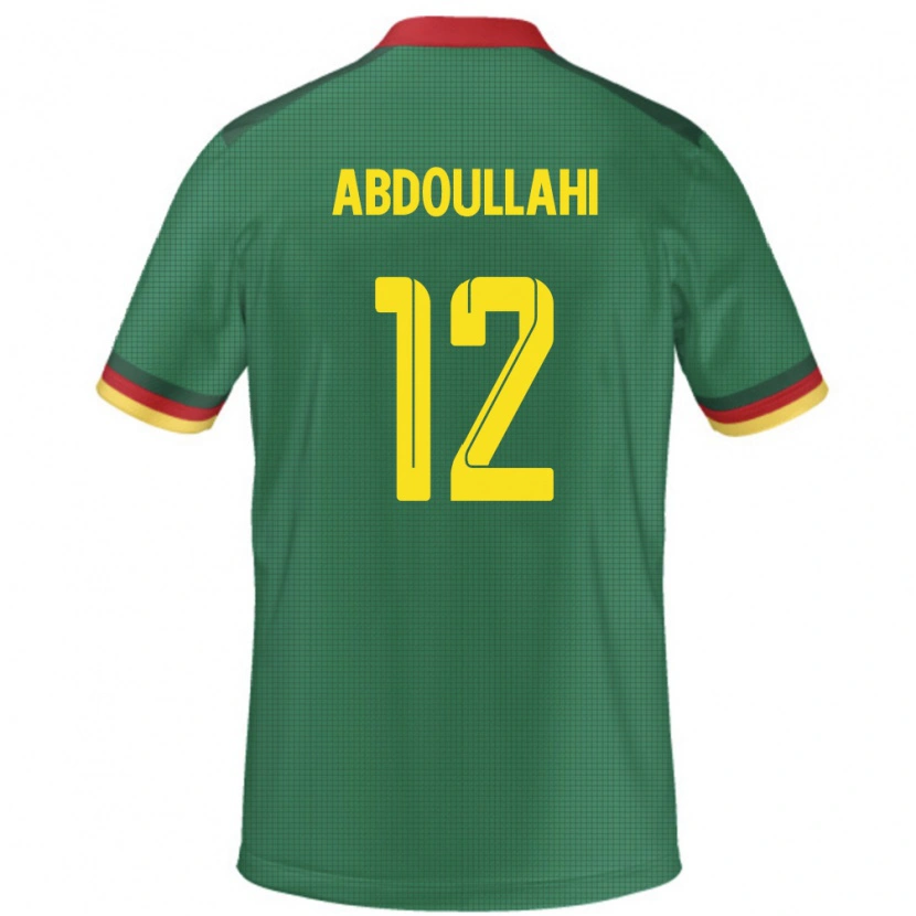 Danxen Kinderen Kameroen Tidjani Ahmadou Abdoullahi #12 Groen Thuisshirt Thuistenue 24-26 T-Shirt