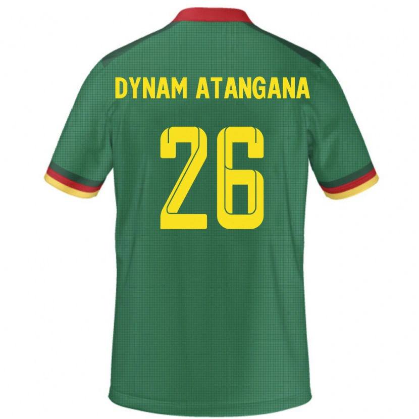 Danxen Kinderen Kameroen Marc Dynam Atangana #26 Groen Thuisshirt Thuistenue 24-26 T-Shirt