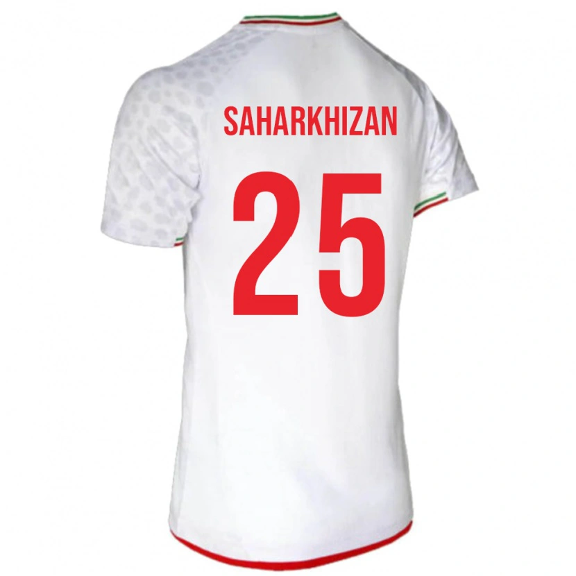 Danxen Kinderen Iran Saeid Saharkhizan #25 Wit Thuisshirt Thuistenue 24-26 T-Shirt