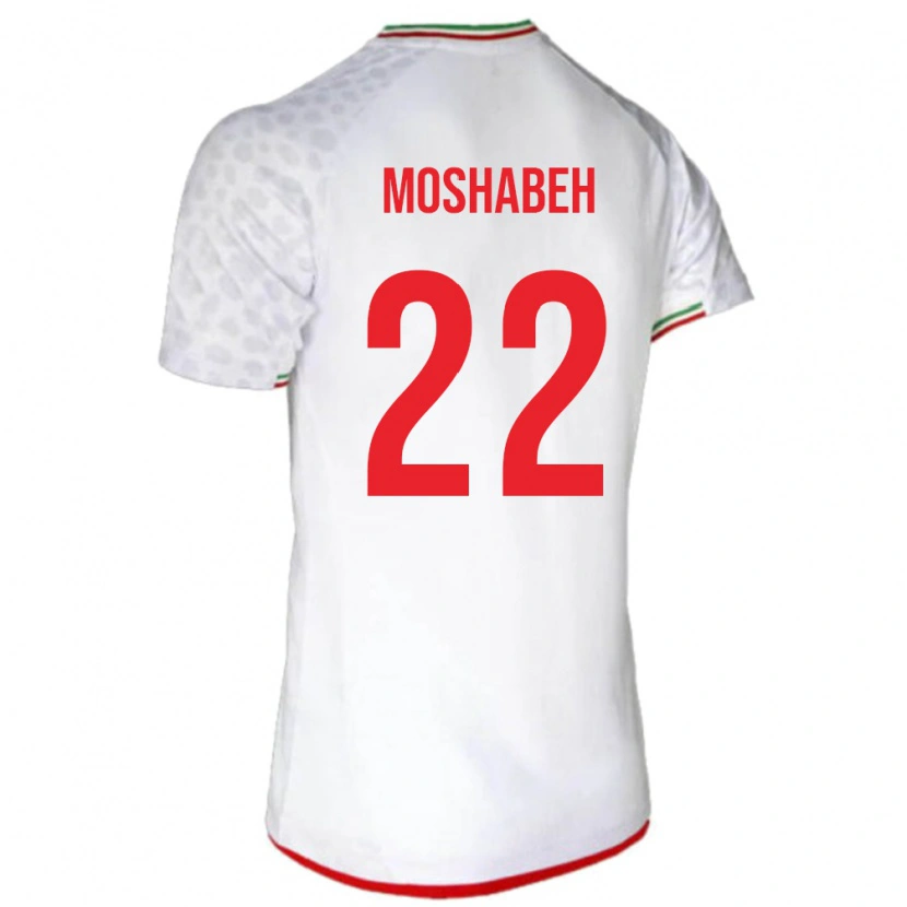 Danxen Kinderen Iran Mahan Moshabeh #22 Wit Thuisshirt Thuistenue 24-26 T-Shirt