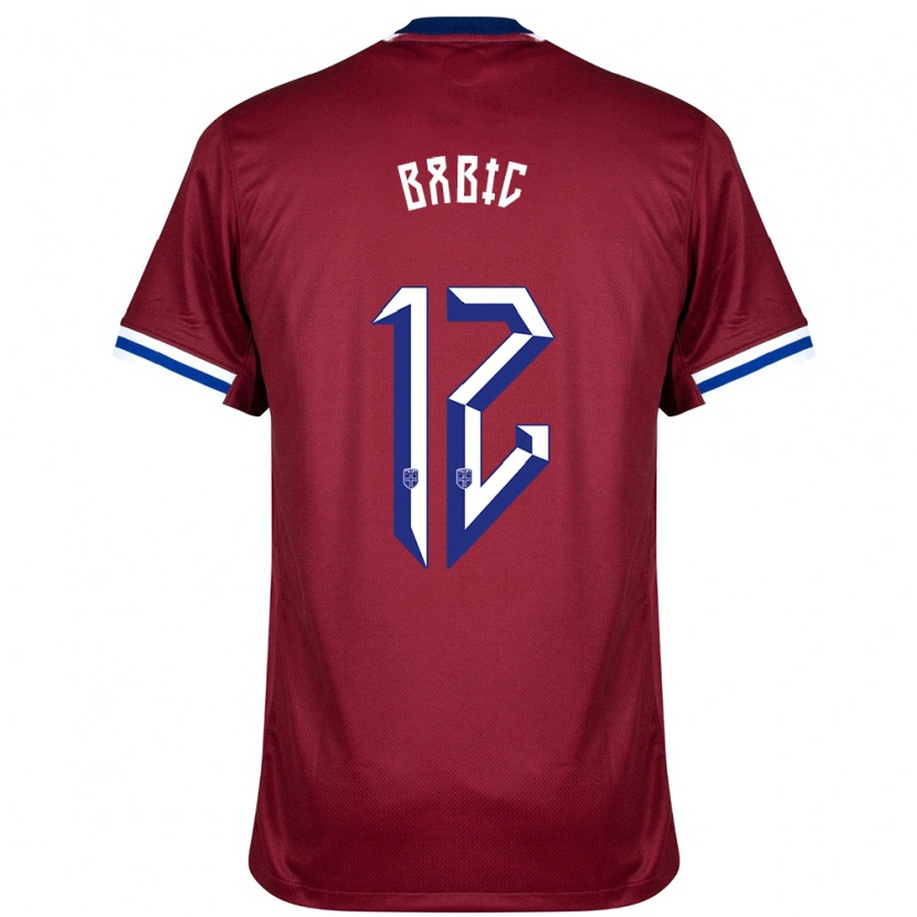 Danxen Kinderen Noorwegen Lazar Babic #12 Rood Blauw Wit Thuisshirt Thuistenue 24-26 T-Shirt
