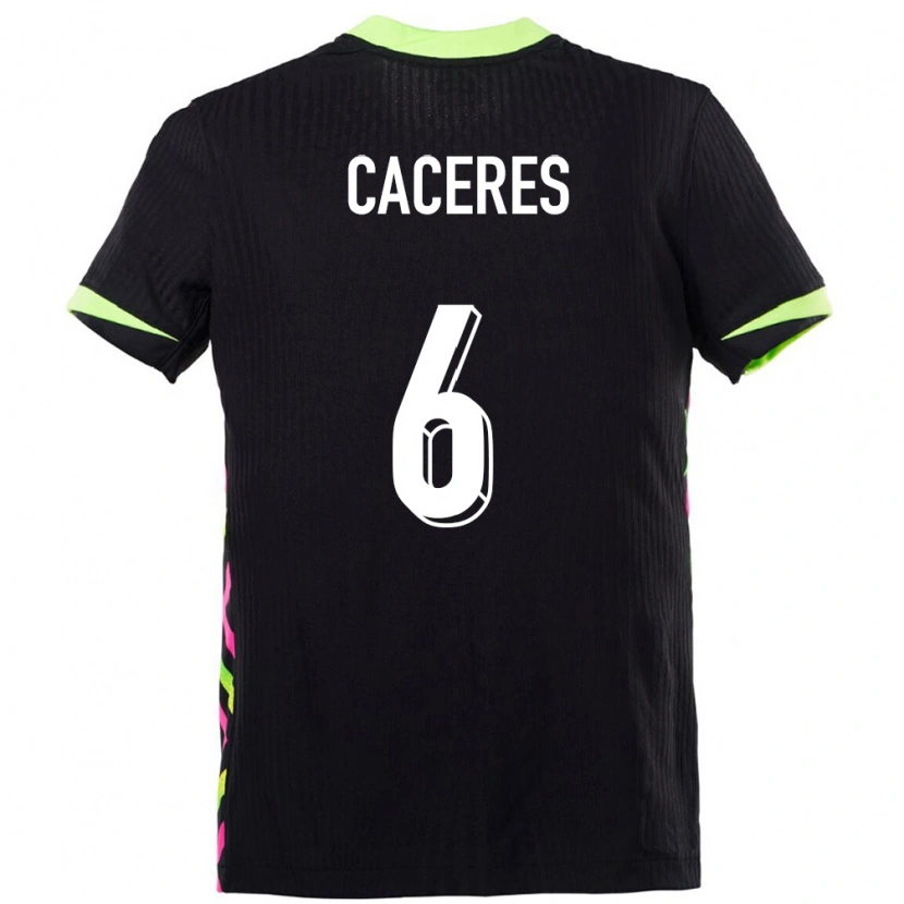Danxen Kinderen Australië Anthony Cáceres #6 Donkerblauw Uitshirt Uittenue 24-26 T-Shirt