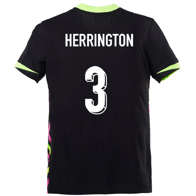 Danxen Kinderen Australië Lucas Herrington #3 Donkerblauw Uitshirt Uittenue 24-26 T-Shirt