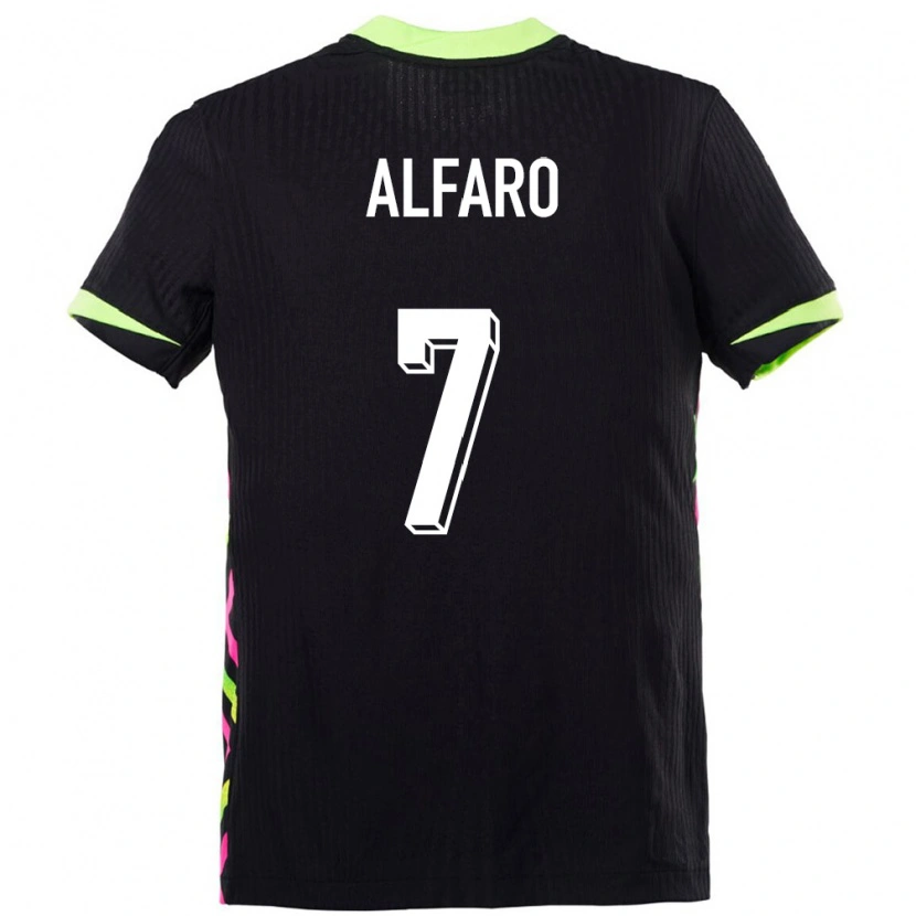 Danxen Kinderen Australië Nickolas Alfaro #7 Donkerblauw Uitshirt Uittenue 24-26 T-Shirt