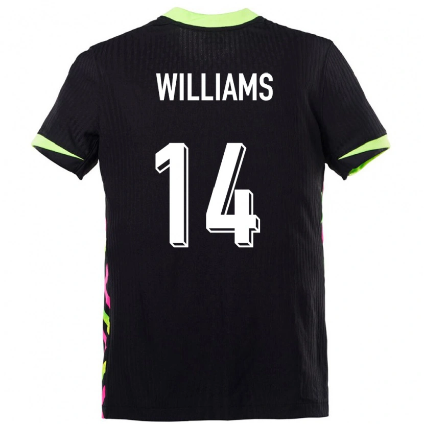 Danxen Kinderen Australië Tyler Williams #14 Donkerblauw Uitshirt Uittenue 24-26 T-Shirt