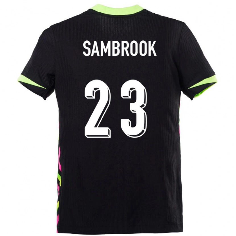 Danxen Kinderen Australië Logan Sambrook #23 Donkerblauw Uitshirt Uittenue 24-26 T-Shirt