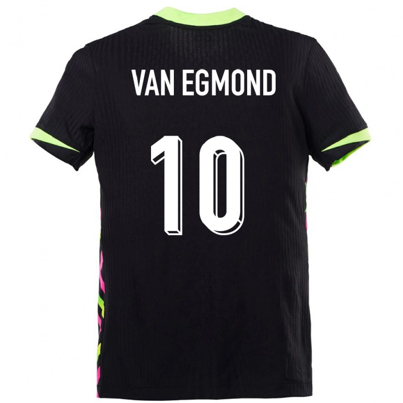 Danxen Kinderen Australië Emily Van Egmond #10 Donkerblauw Uitshirt Uittenue 24-26 T-Shirt