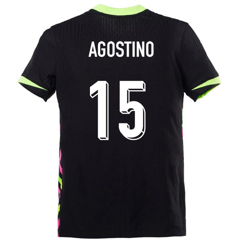 Danxen Kinderen Australië Nick D'agostino #15 Donkerblauw Uitshirt Uittenue 24-26 T-Shirt