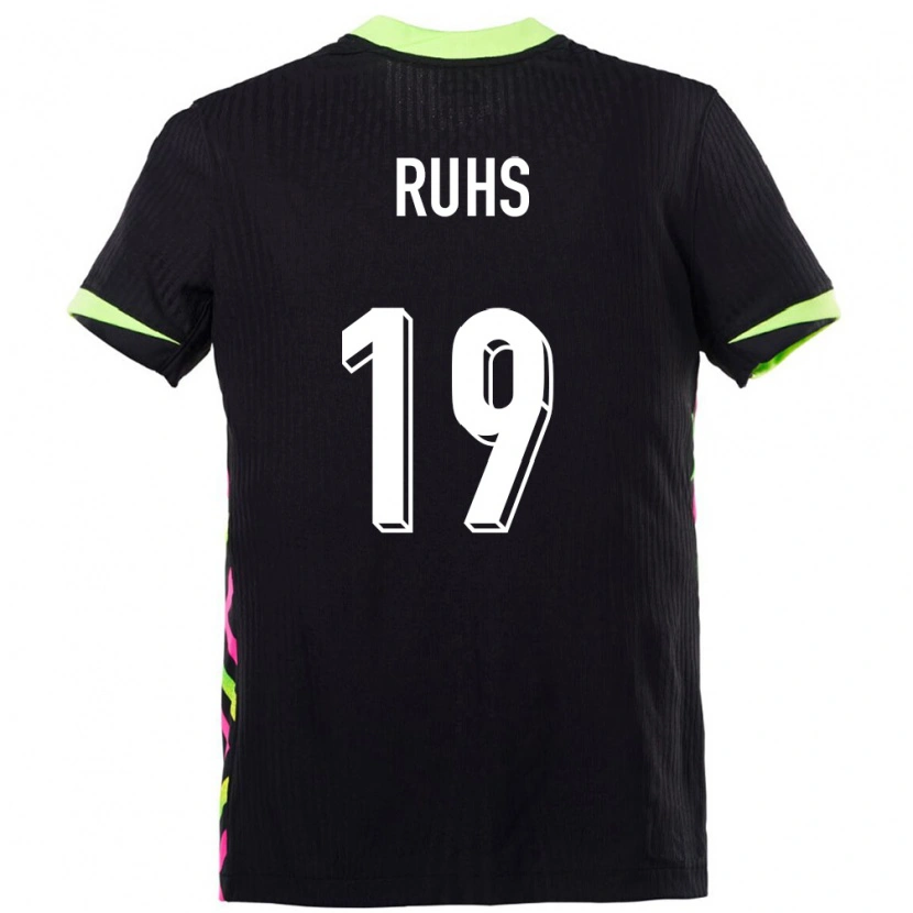 Danxen Kinderen Australië Michael Ruhs #19 Donkerblauw Uitshirt Uittenue 24-26 T-Shirt
