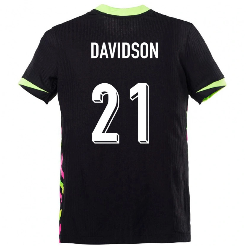 Danxen Kinderen Australië Jason Davidson #21 Donkerblauw Uitshirt Uittenue 24-26 T-Shirt