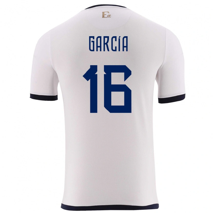 Danxen Kinderen Ecuador Yaxi García #16 Wit Uitshirt Uittenue 24-26 T-Shirt