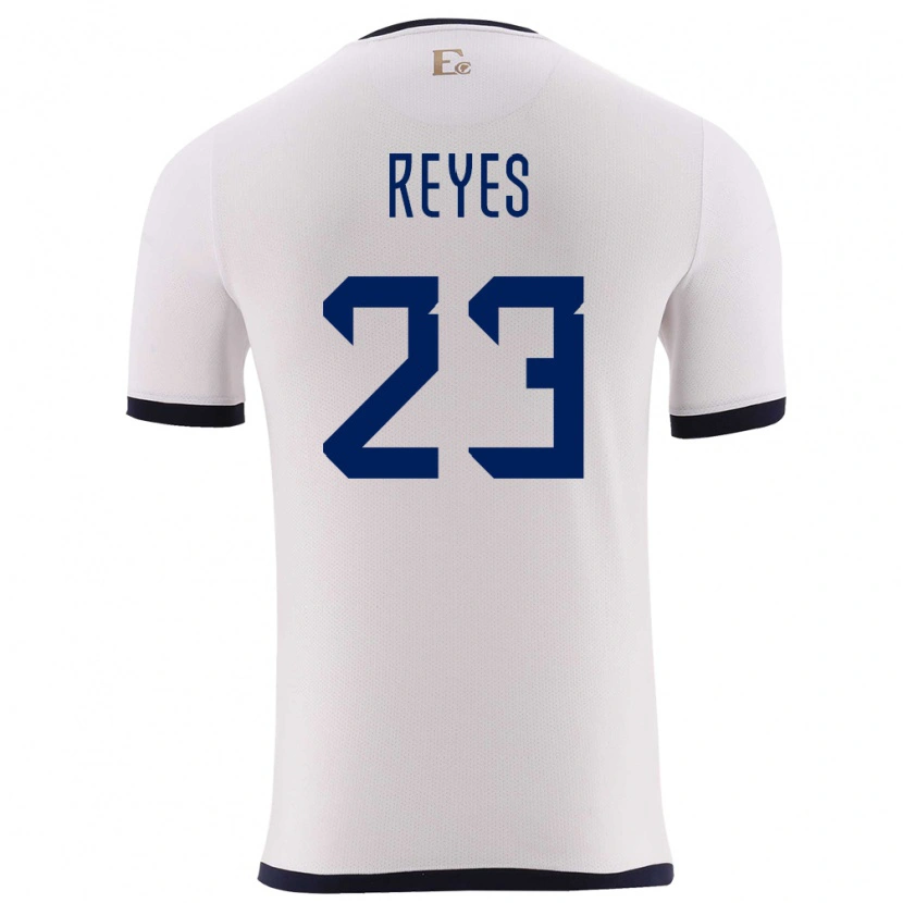 Danxen Kinderen Ecuador Maikel Reyes #23 Wit Uitshirt Uittenue 24-26 T-Shirt