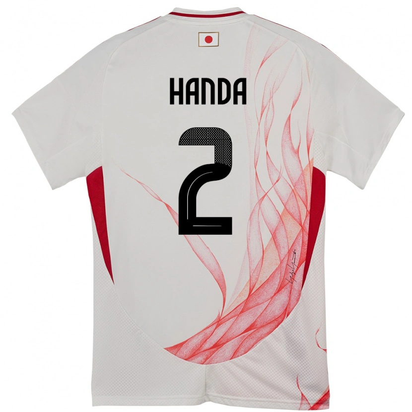 Danxen Kinderen Japan Riku Handa #2 Wit Uitshirt Uittenue 24-26 T-Shirt