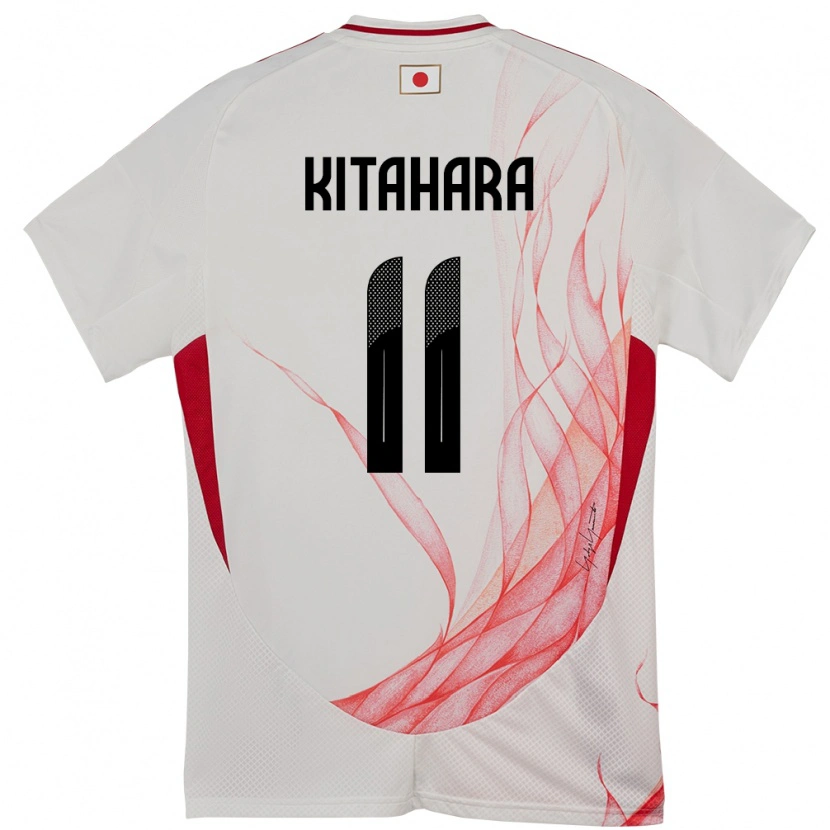 Danxen Kinderen Japan Maki Kitahara #11 Wit Uitshirt Uittenue 24-26 T-Shirt