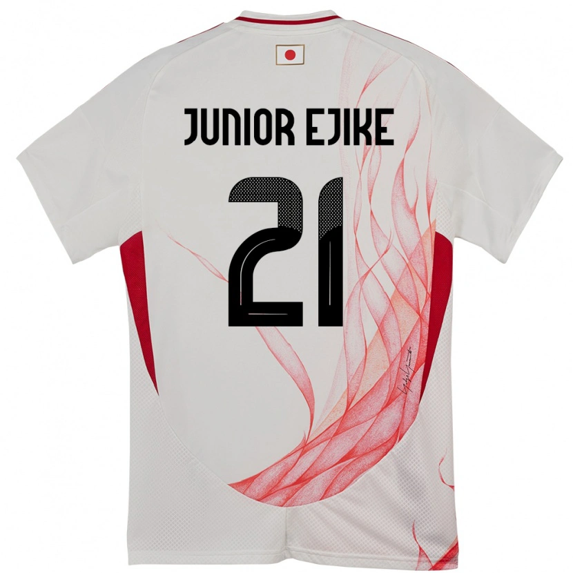 Danxen Kinderen Japan Ibuki Vincent Junior Ejike #21 Wit Uitshirt Uittenue 24-26 T-Shirt